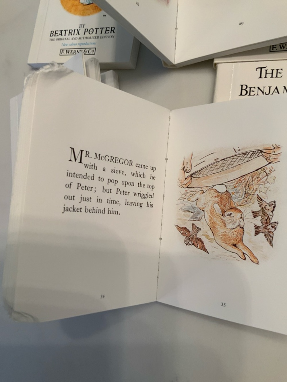 Beatrix Potter The Miniature World of Peter Rabbit 12 Book Box Collection 1989 - Picture 12 of 12